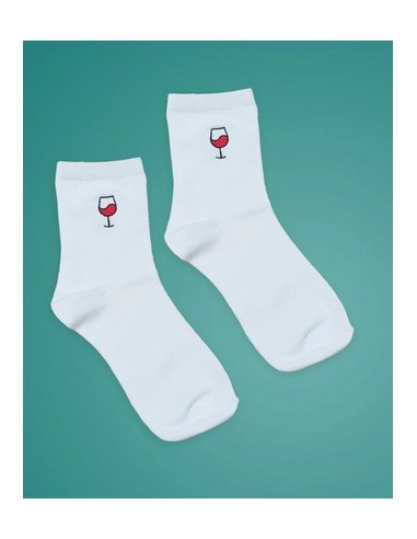 Paire de Chaussettes logo vin