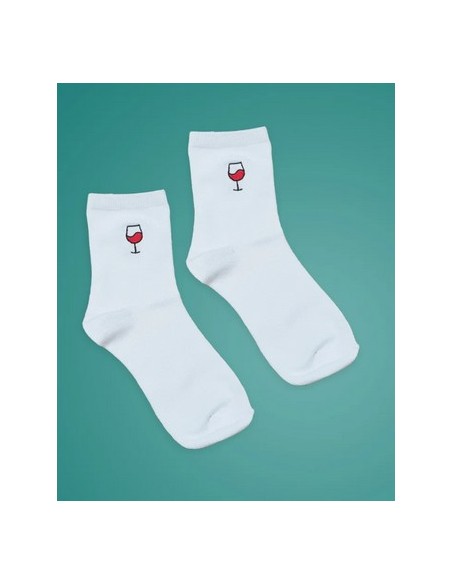 Paire de Chaussettes logo vin