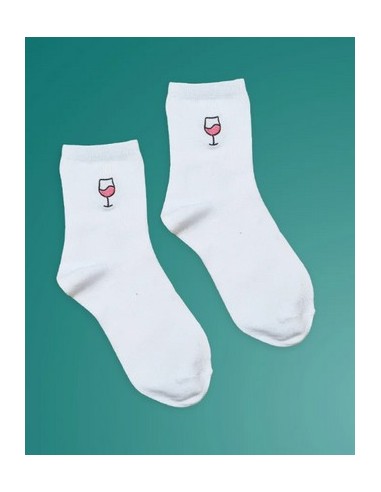 Paire de Chaussettes logo vin