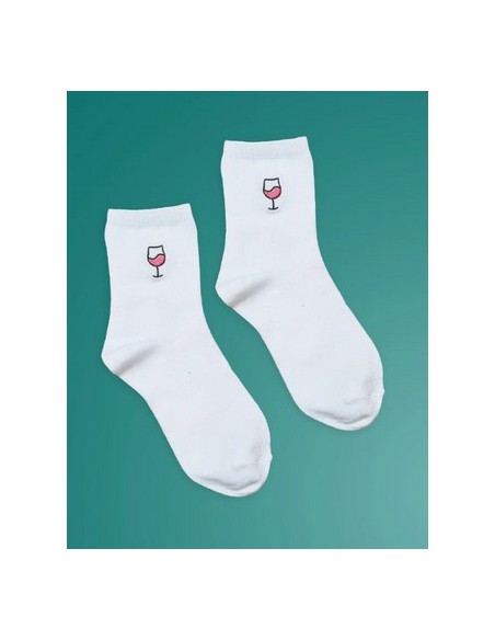 Paire de Chaussettes logo vin