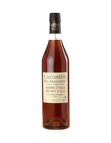 Armagnac Castarede Hors d'age  20 ans