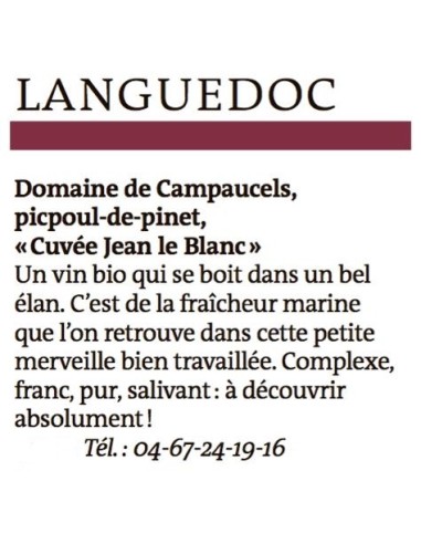 Picpoul Jean le Blanc
