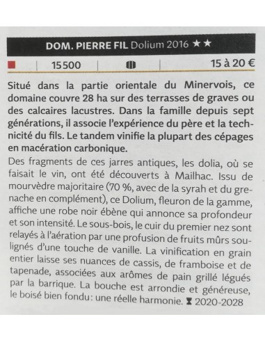 Dolium rouge